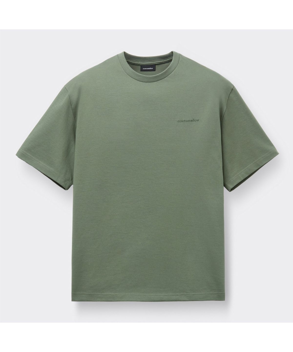 커스텀멜로우(CUSTOMELLOW) Khaki Graphic T-shirt CWTAM26433KHX
