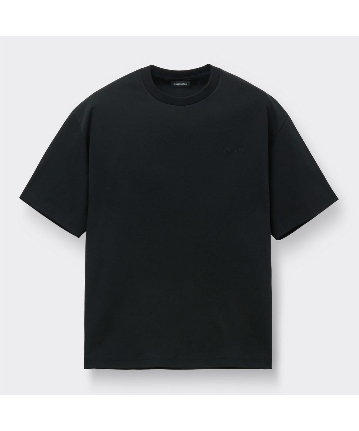 커스텀멜로우(CUSTOMELLOW) Black Graphic T-shirt CWTAM26434BKX