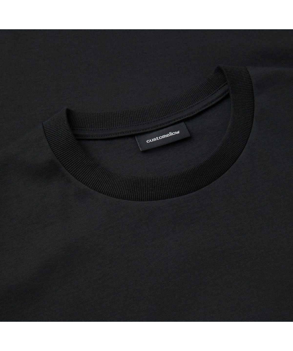 커스텀멜로우(CUSTOMELLOW) Black Graphic T-shirt CWTAM26434BKX
