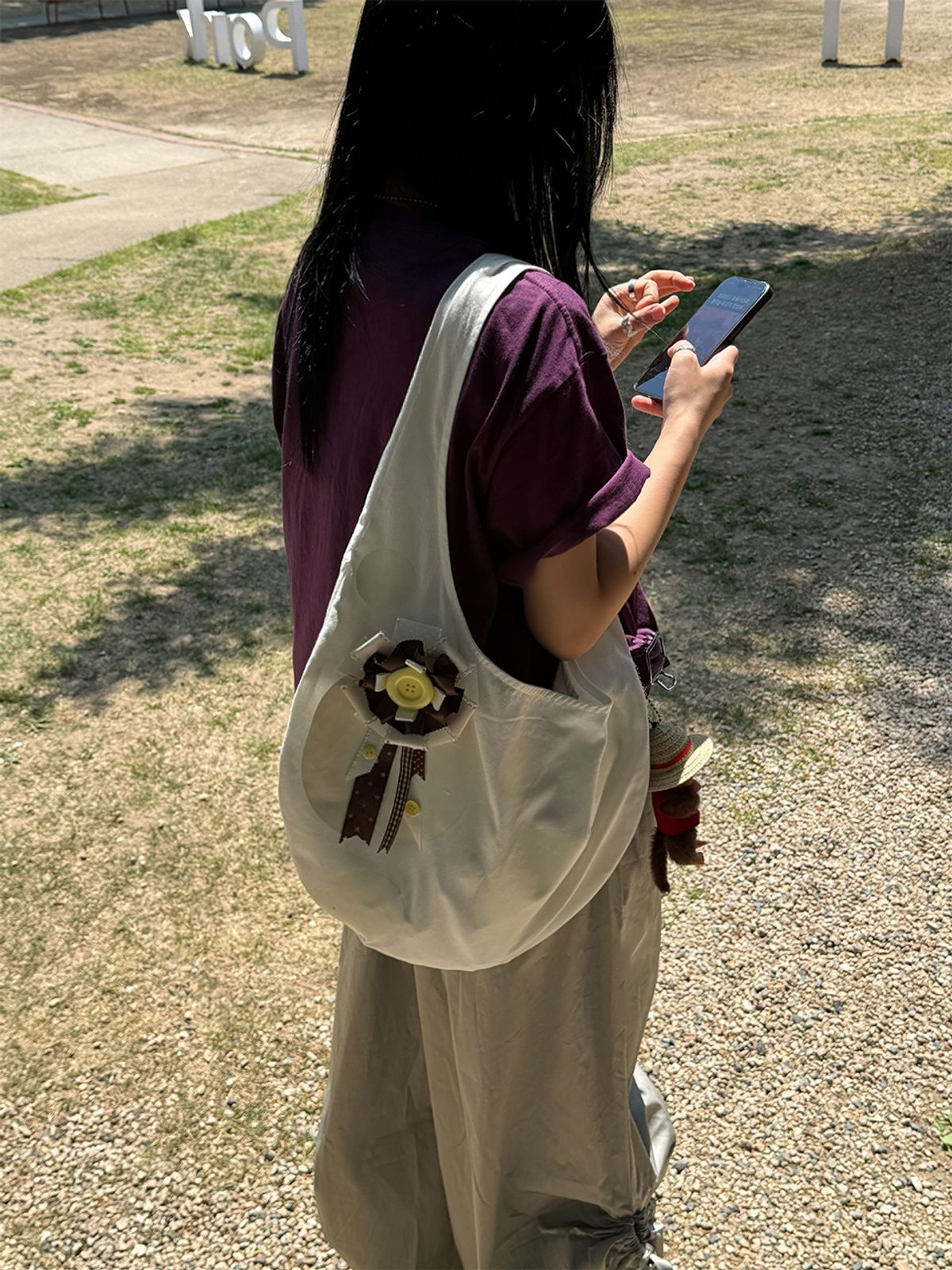 샐볼(SALBOL) FIG DOT BAG [IVORY]