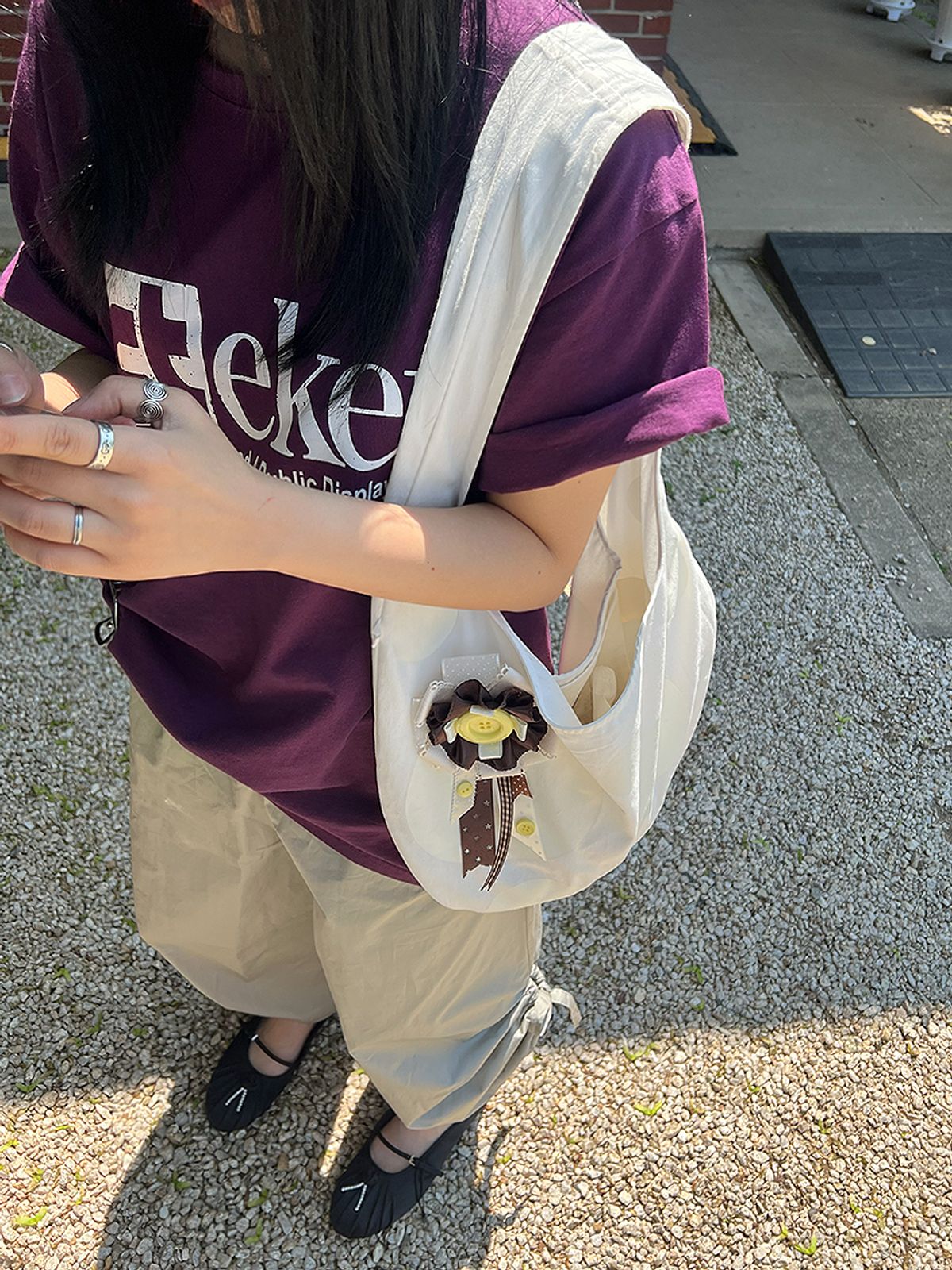 샐볼(SALBOL) FIG DOT BAG [IVORY]