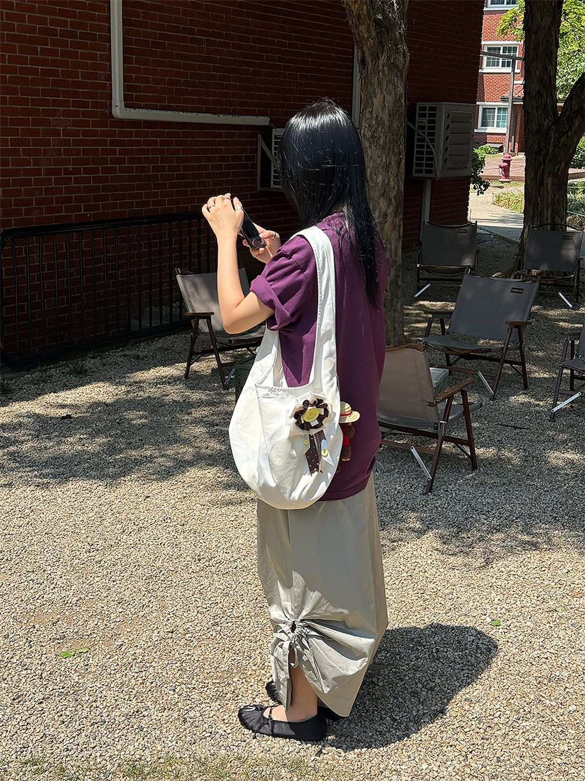 샐볼(SALBOL) FIG DOT BAG [IVORY]