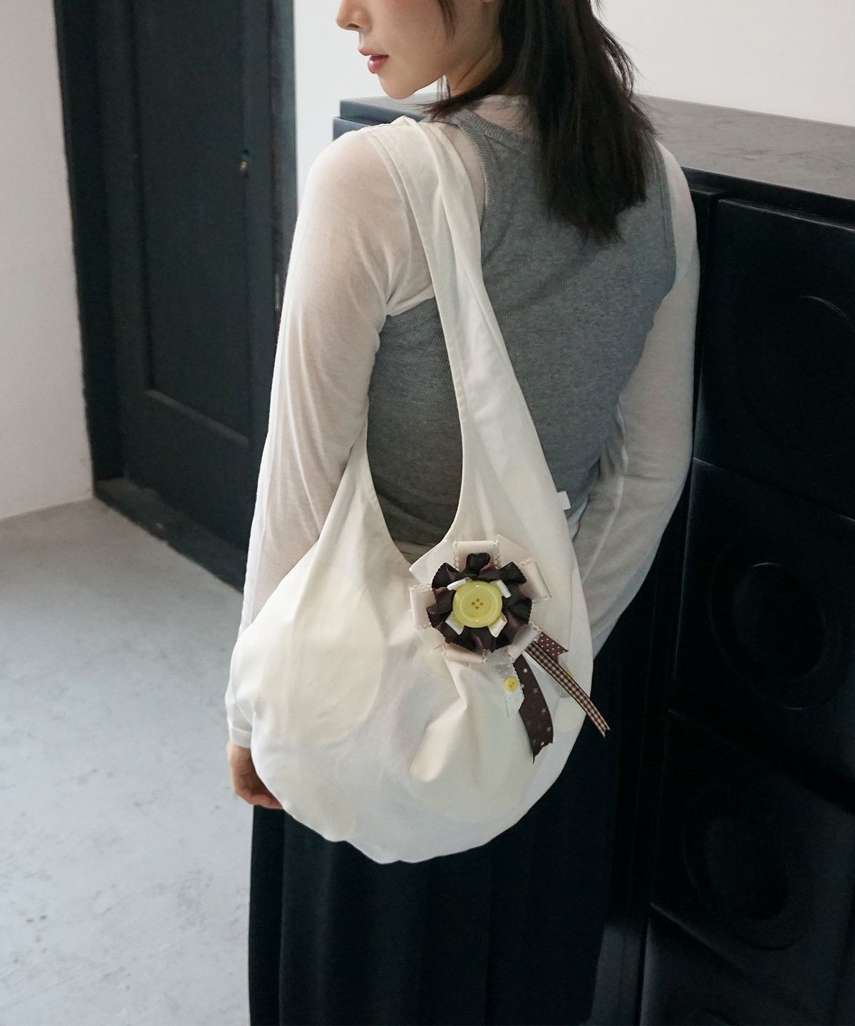 샐볼(SALBOL) FIG DOT BAG [IVORY]
