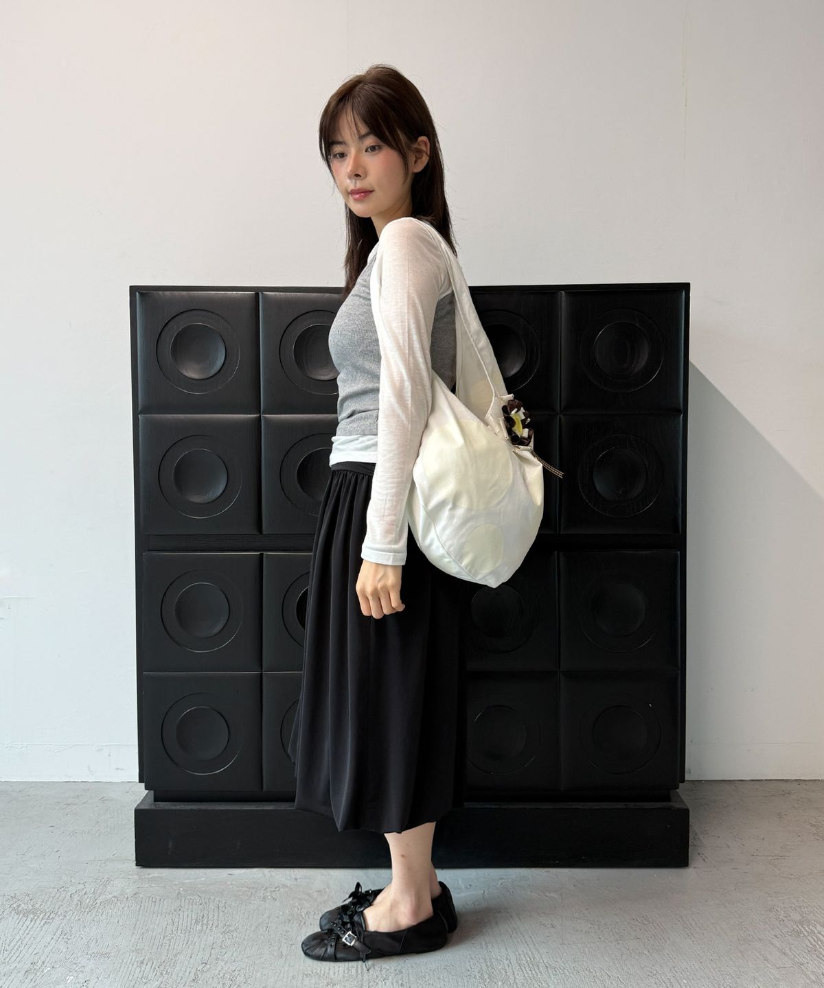 샐볼(SALBOL) FIG DOT BAG [IVORY]