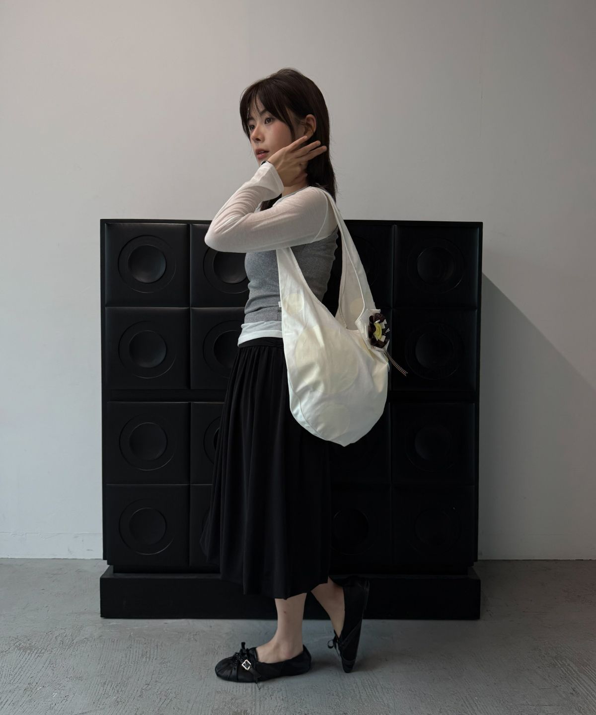샐볼(SALBOL) FIG DOT BAG [IVORY]
