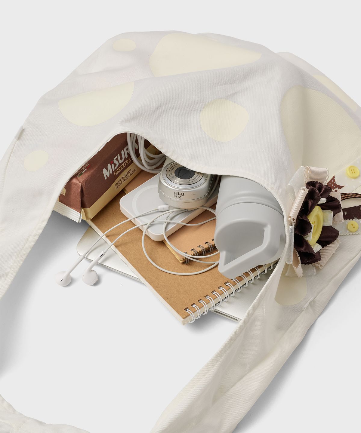 샐볼(SALBOL) FIG DOT BAG [IVORY]