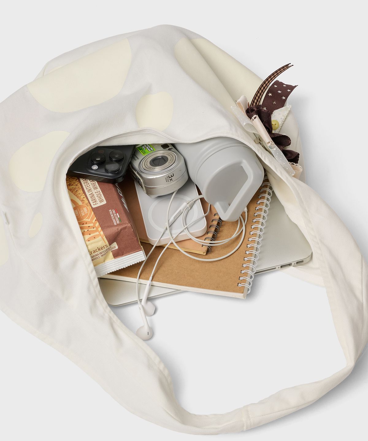 샐볼(SALBOL) FIG DOT BAG [IVORY]