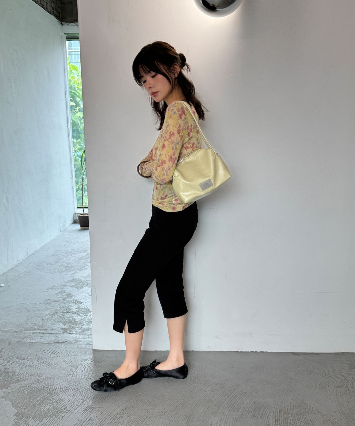 샐볼(SALBOL) COMPACT BAG [LEATHER LIGHT GREEN]