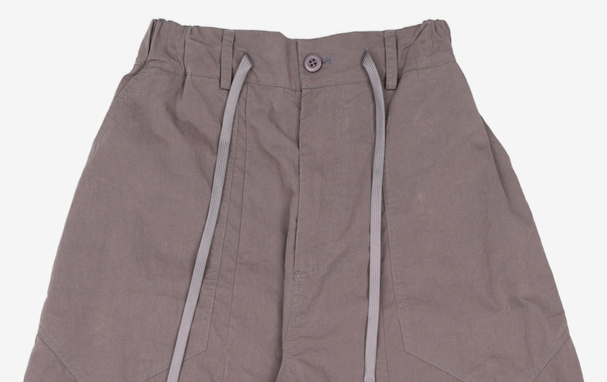 프리즘웍스(FRIZMWORKS) FOLD FATIGUE WIDE PANTS _ CHARCOAL S