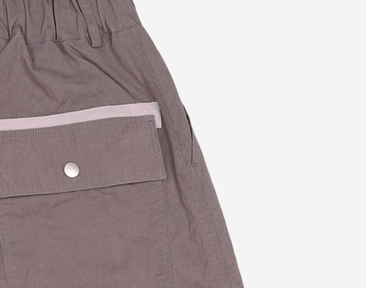 프리즘웍스(FRIZMWORKS) FOLD FATIGUE WIDE PANTS _ CHARCOAL S