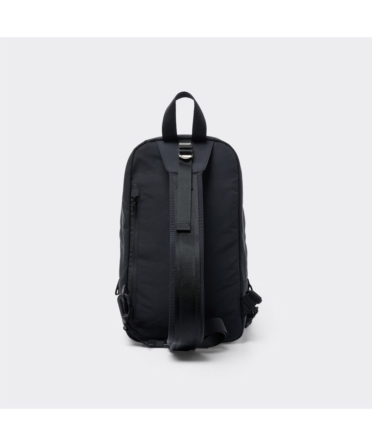 커스텀멜로우(CUSTOMELLOW) Black Nylon Sling Bag CABAX26106BKX