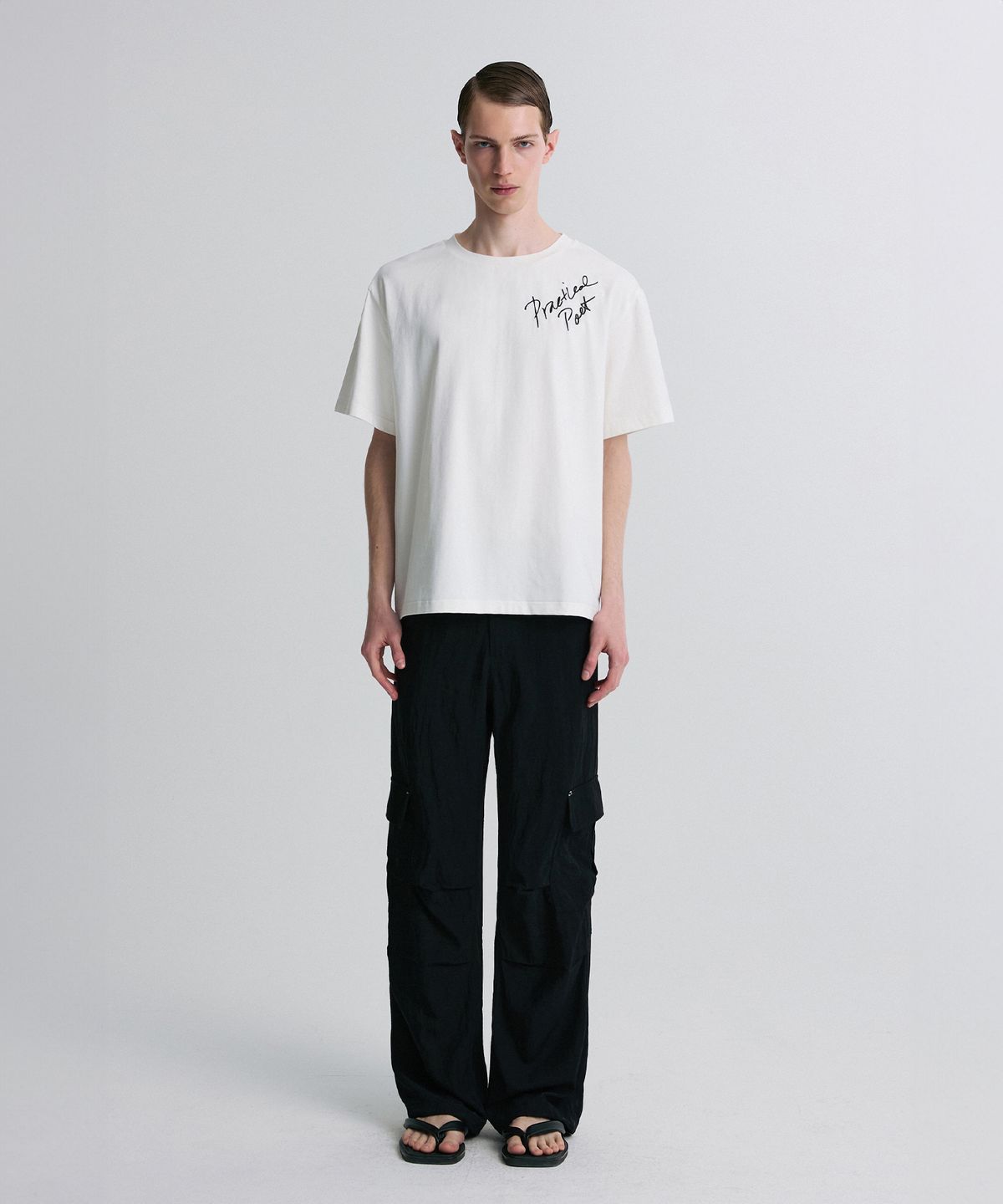 리이 맨(RERHEE MEN) PRACTICAL POET T-SHIRT WHITE