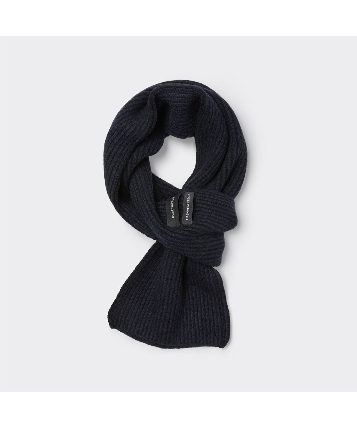커스텀멜로우(CUSTOMELLOW) Black Cashmere Blended Muffler CAAJX26001BKX