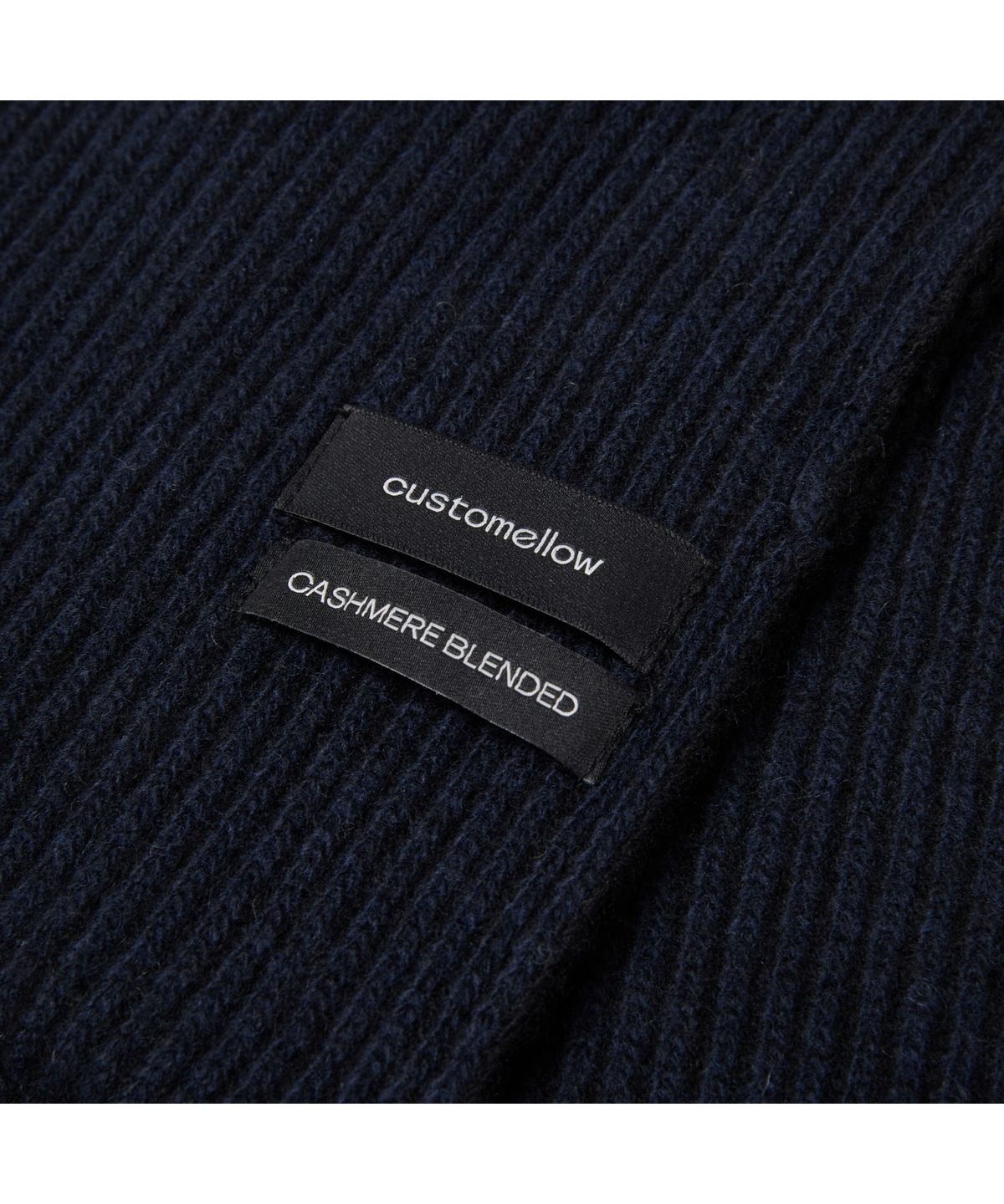 커스텀멜로우(CUSTOMELLOW) Black Cashmere Blended Muffler CAAJX26001BKX