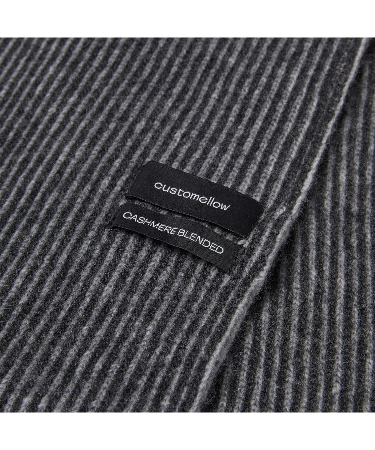 커스텀멜로우(CUSTOMELLOW) Grey Cashmere Blended Muffler CAAJX26001GYX