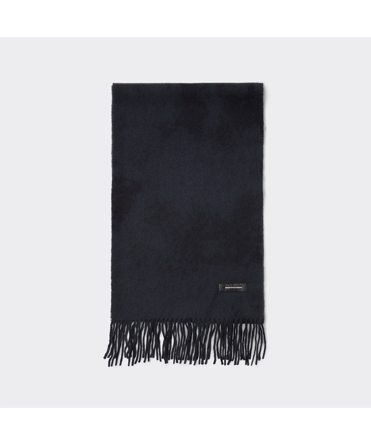 커스텀멜로우(CUSTOMELLOW) Black Wool Dyed Muffler CAAJX26002BKX