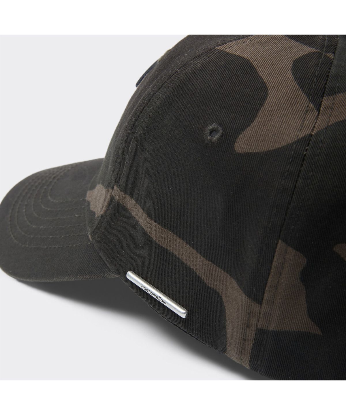 커스텀멜로우(CUSTOMELLOW) Brown Camouflage Logo Cap CARAX26104BRX