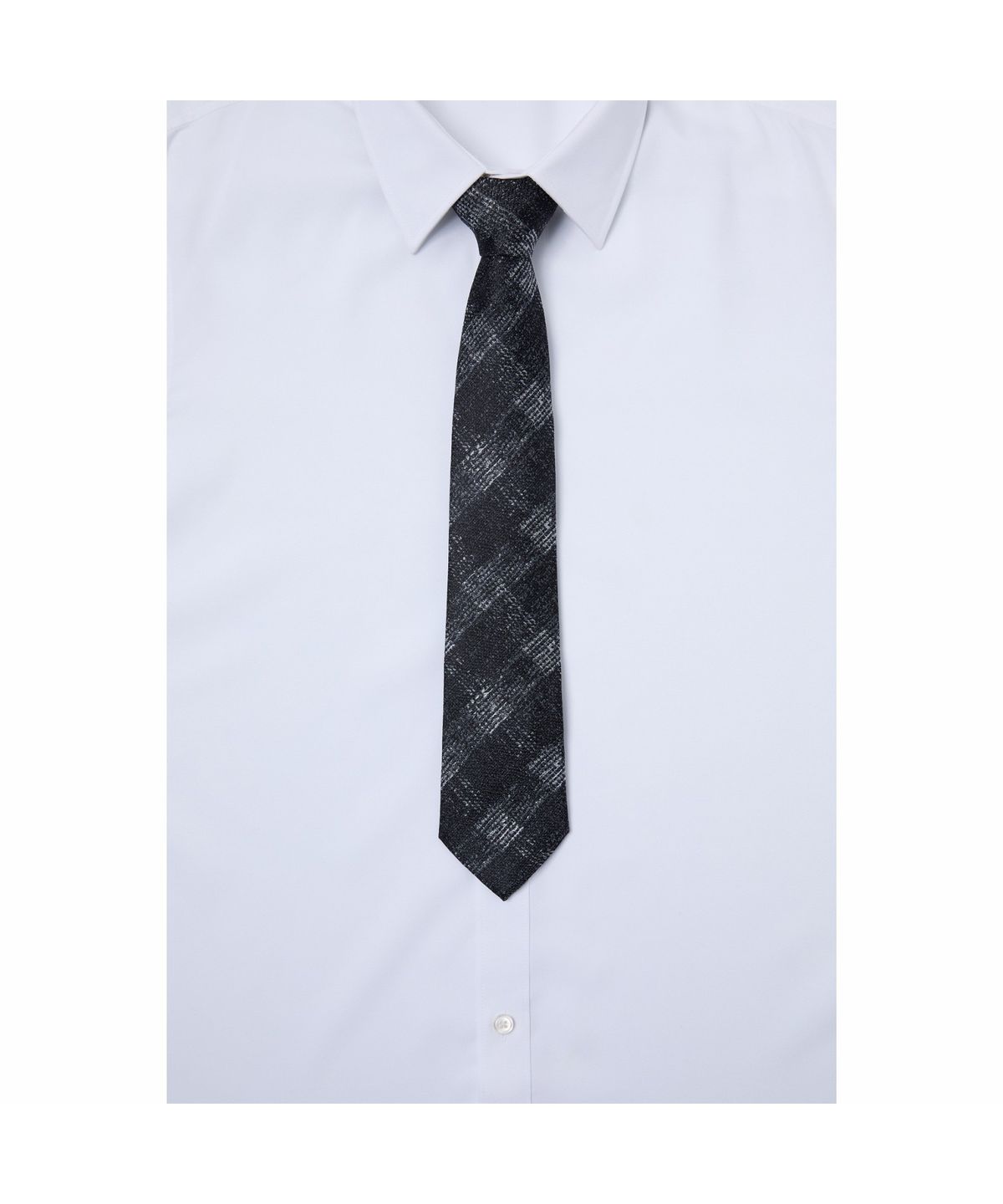 커스텀멜로우(CUSTOMELLOW) Black Check Tie CAAIX26109BKX