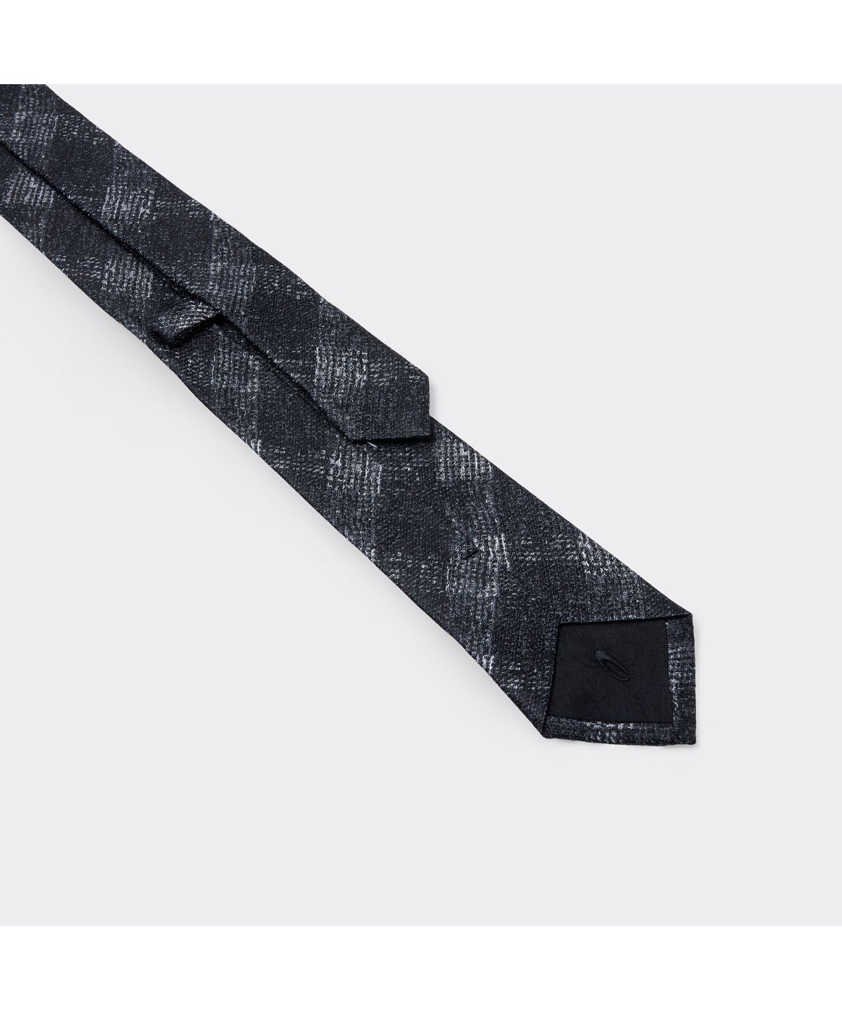 커스텀멜로우(CUSTOMELLOW) Black Check Tie CAAIX26109BKX