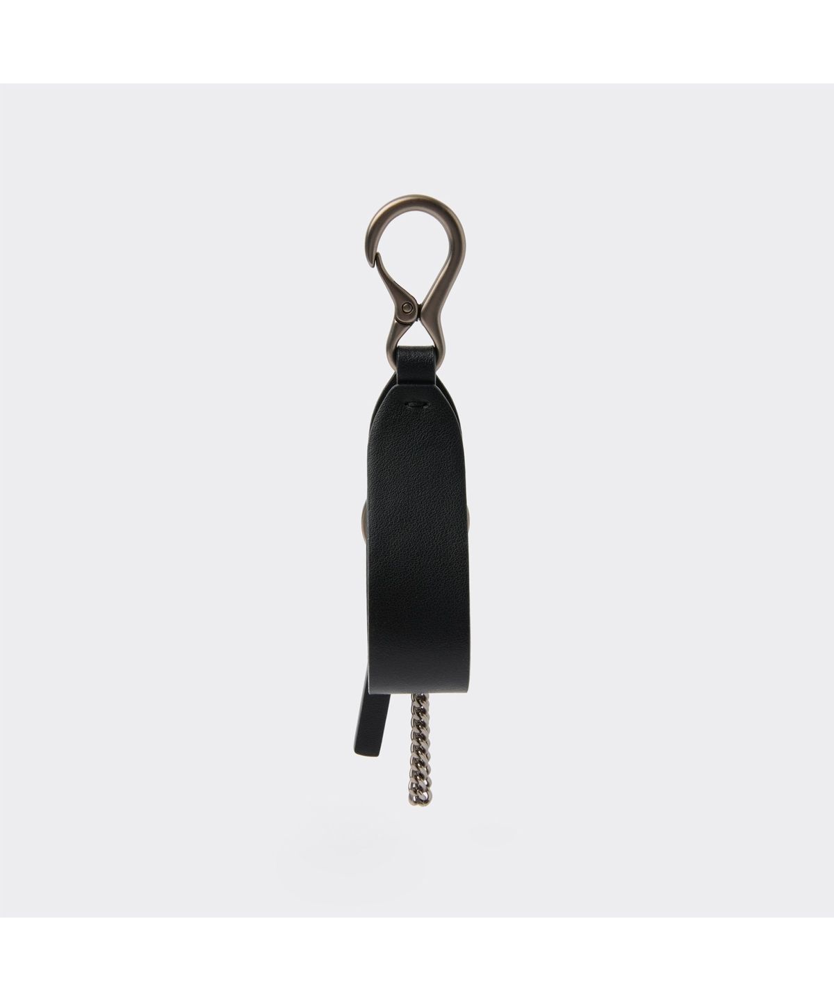 커스텀멜로우(CUSTOMELLOW) Black Leather Chain Key Ring CAAAX26201BKX