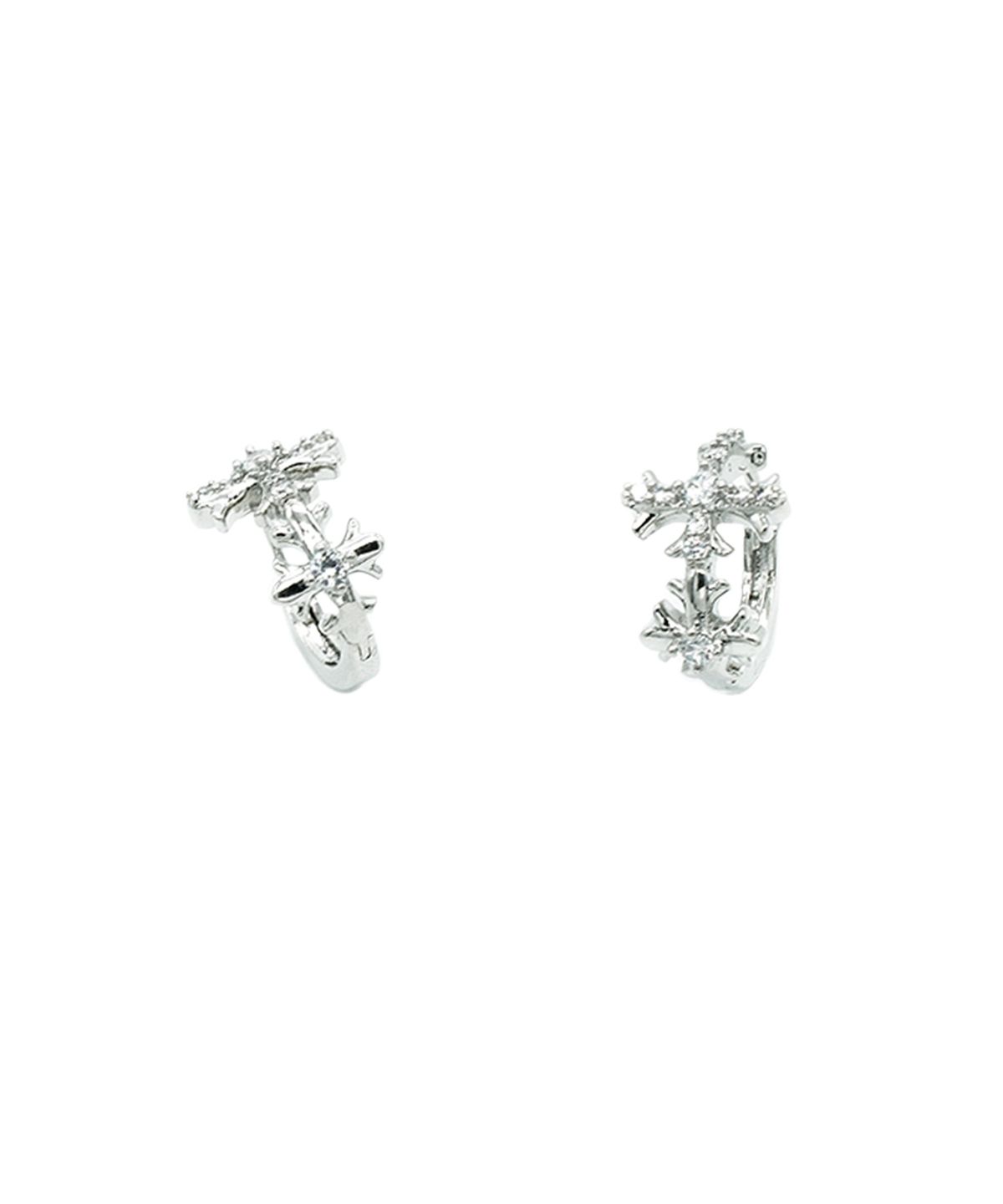 랜덤오프(RANDOMOFF) Lumi cross earring