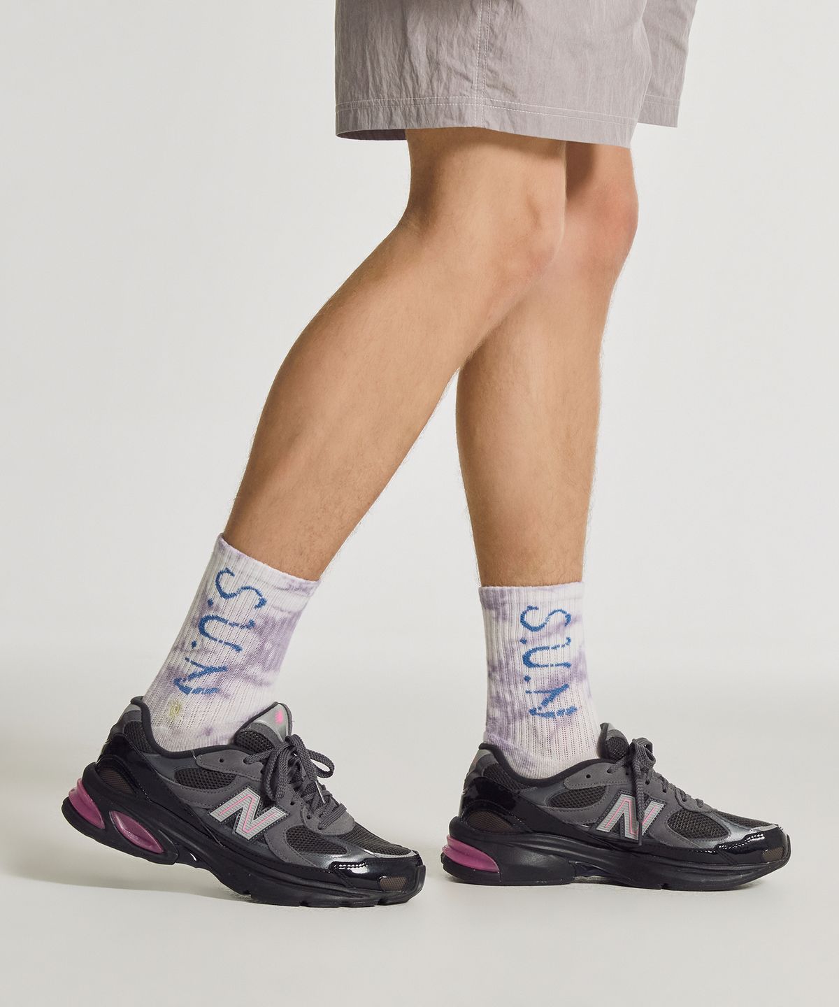 뉴발란스(NEW BALANCE) NBGEGCA013 / 선 키스드 다잉 크루삭스 2PACK (MIX)