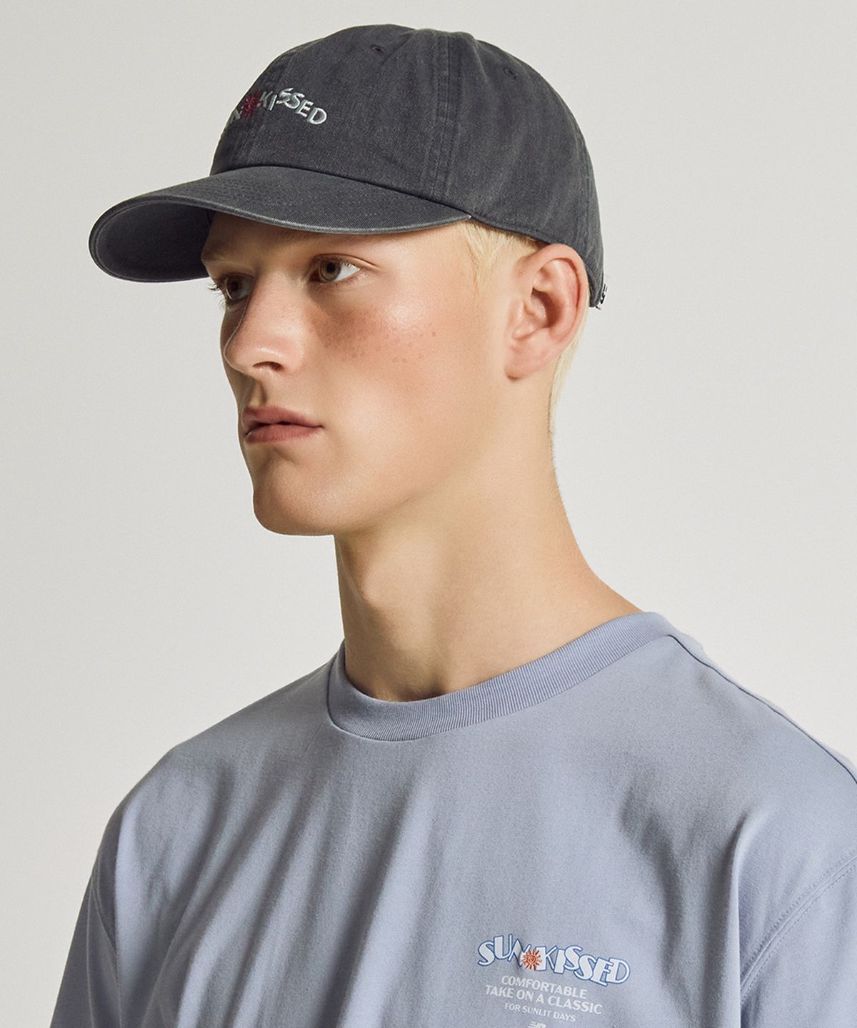 뉴발란스(NEW BALANCE) NBGDGCA013 / 선 키스드 다잉 볼캡 (CHARCOAL)