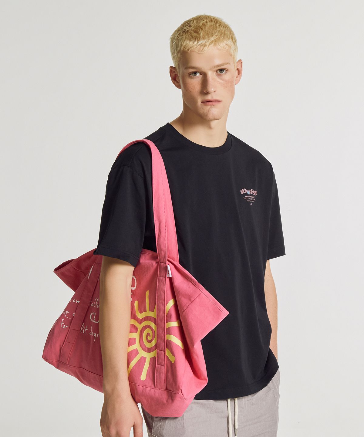 뉴발란스(NEW BALANCE) NBGCGCA013 / 선 키스드 빅 에코백 (PINK)