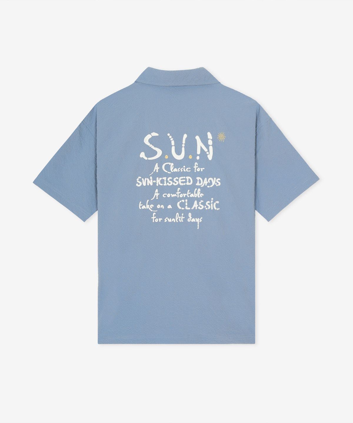 뉴발란스(NEW BALANCE) NBNAGCA013 / UNI 선 키스드 반팔셔츠 (INDIGO)