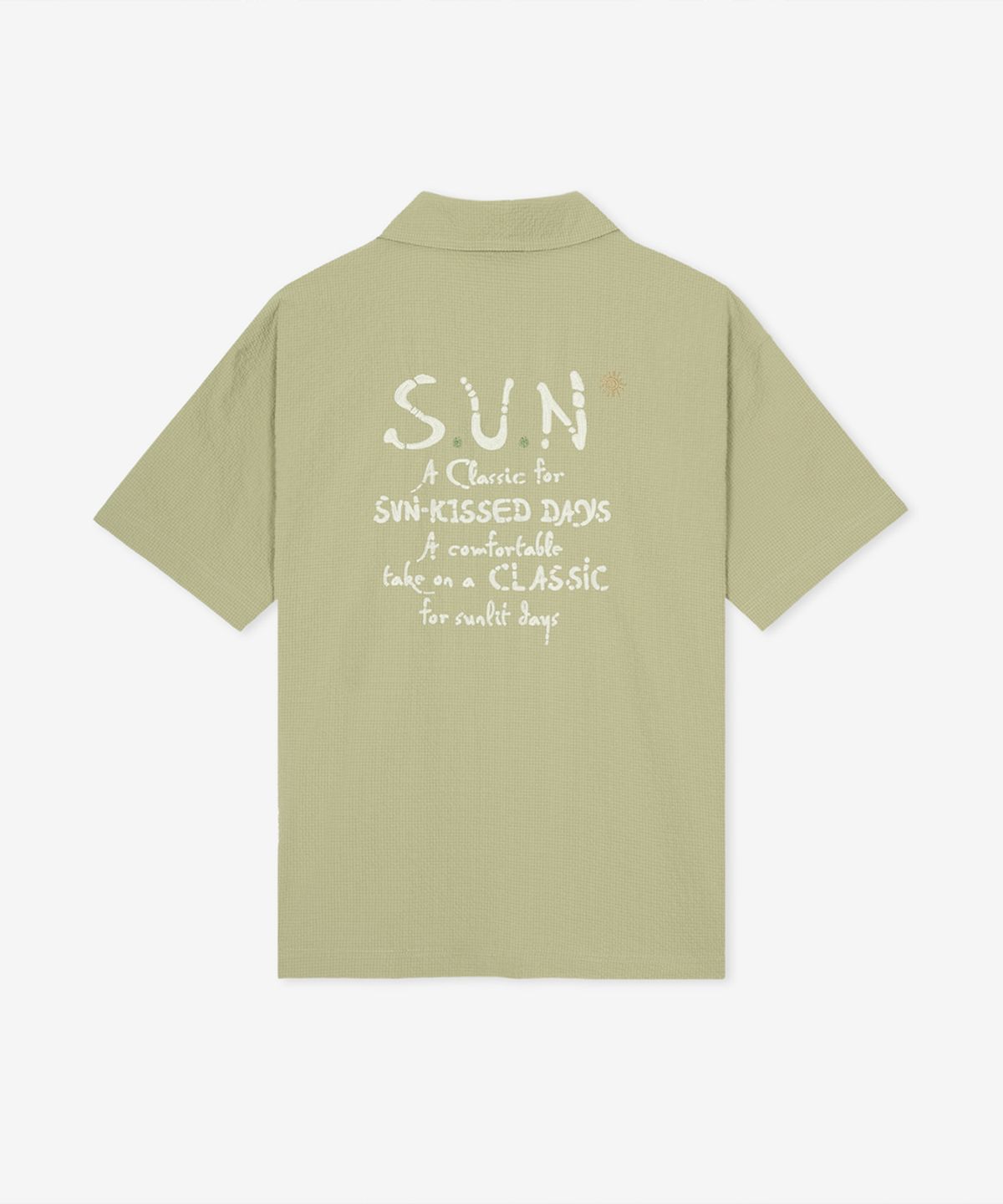 뉴발란스(NEW BALANCE) NBNAGCA013 / UNI 선 키스드 반팔셔츠 (L/KHAKI)