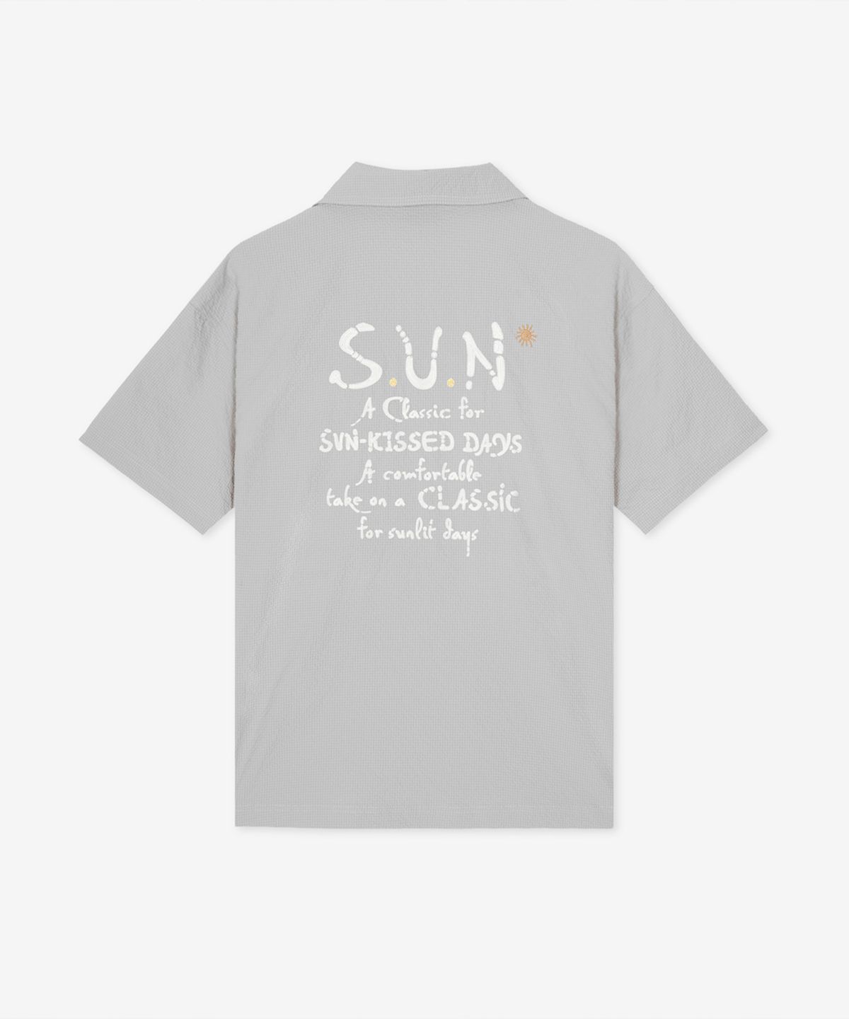 뉴발란스(NEW BALANCE) NBNAGCA013 / UNI 선 키스드 반팔셔츠 (L/GRAY)
