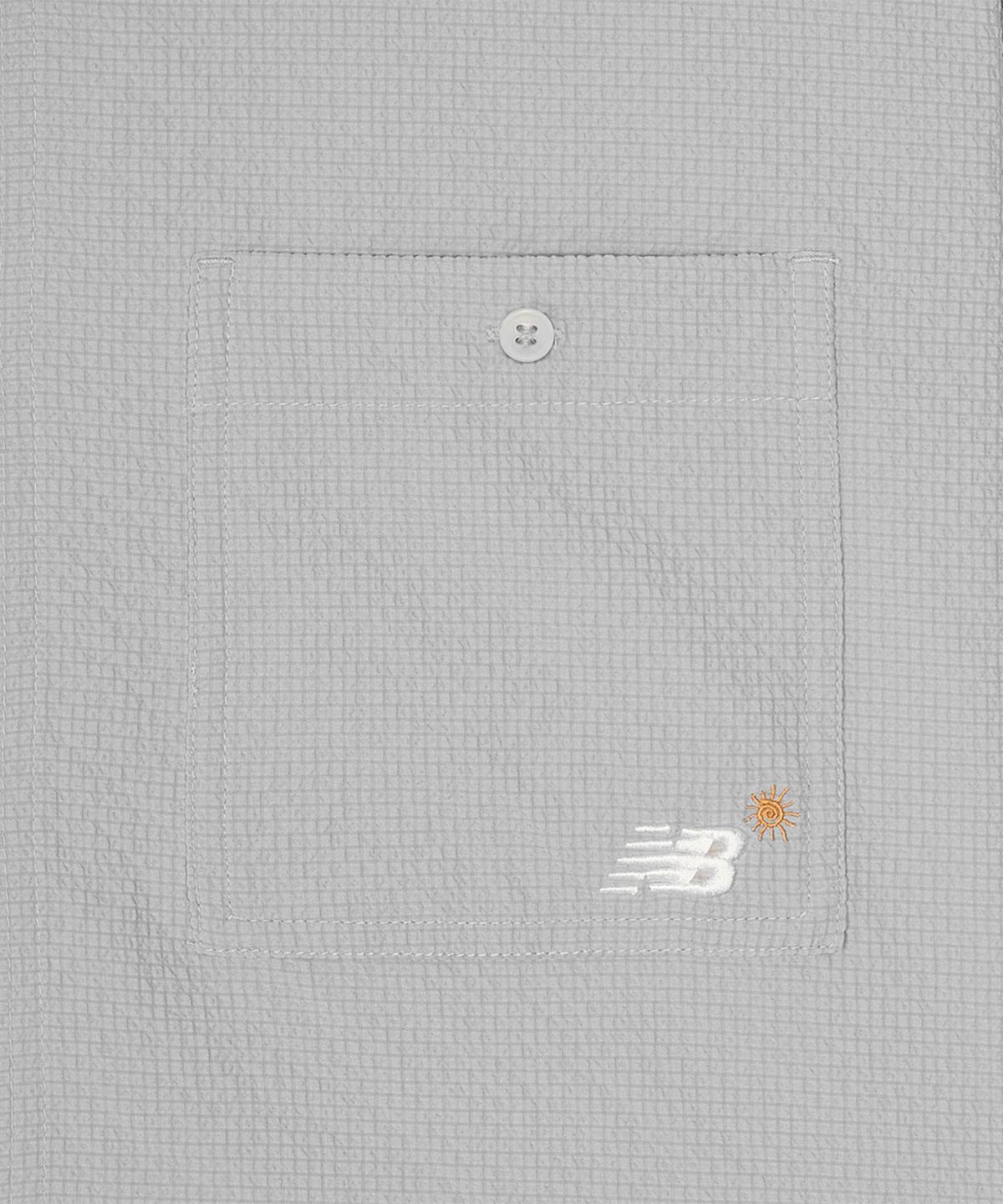 뉴발란스(NEW BALANCE) NBNAGCA013 / UNI 선 키스드 반팔셔츠 (L/GRAY)