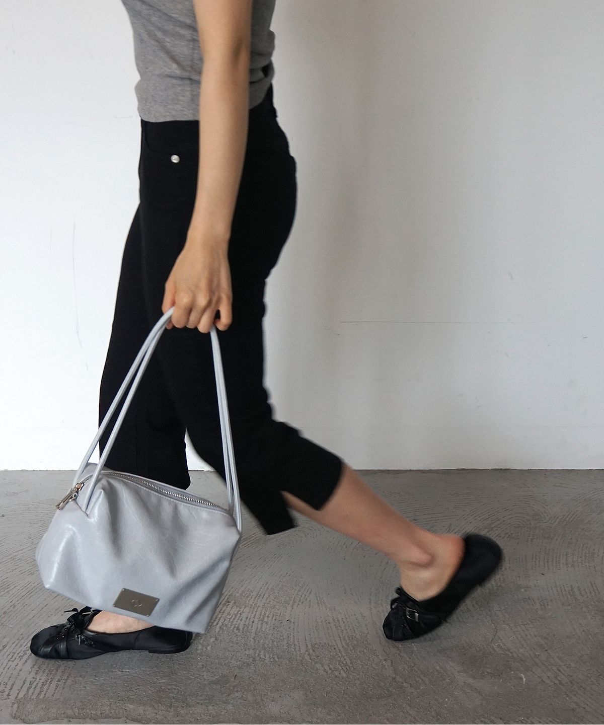 샐볼(SALBOL) COMPACT BAG [LEATHER BLUE]