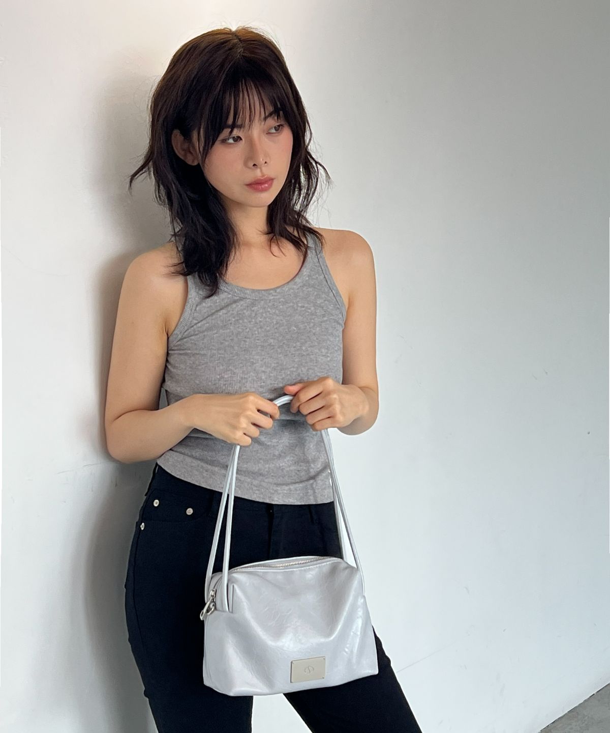 샐볼(SALBOL) COMPACT BAG [LEATHER BLUE]