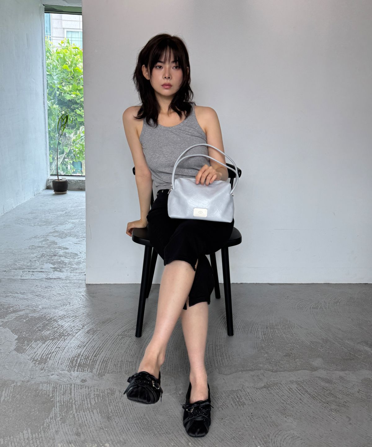 샐볼(SALBOL) COMPACT BAG [LEATHER BLUE]
