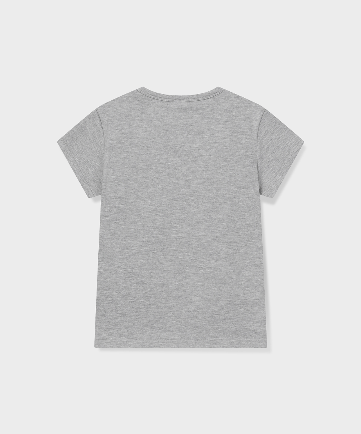 글런든(GRUNDEN) BEADED LOGO T-SHIRT (MELANGE GREY)_G26BWJTS01