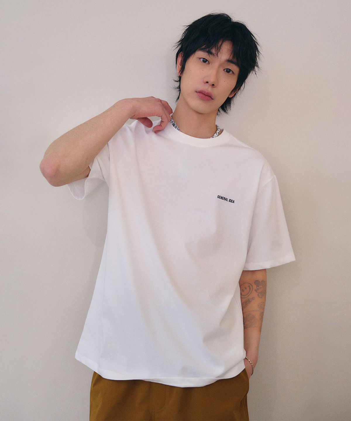 제너럴아이디어(GENERALIDEA) [2PACK] UNISEX 온도컷 쿨링 로고 반팔 티셔츠 [2COL] / GF2UTS017SET