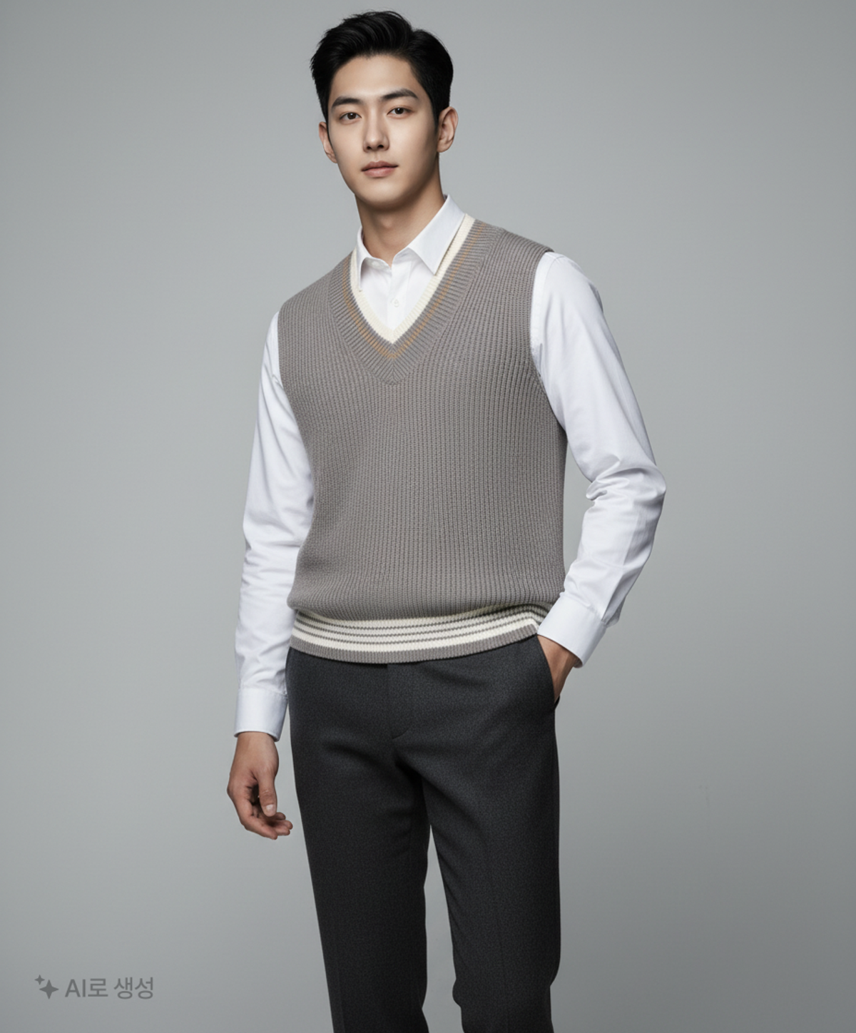 니티드(KNITTED) 베스트 L