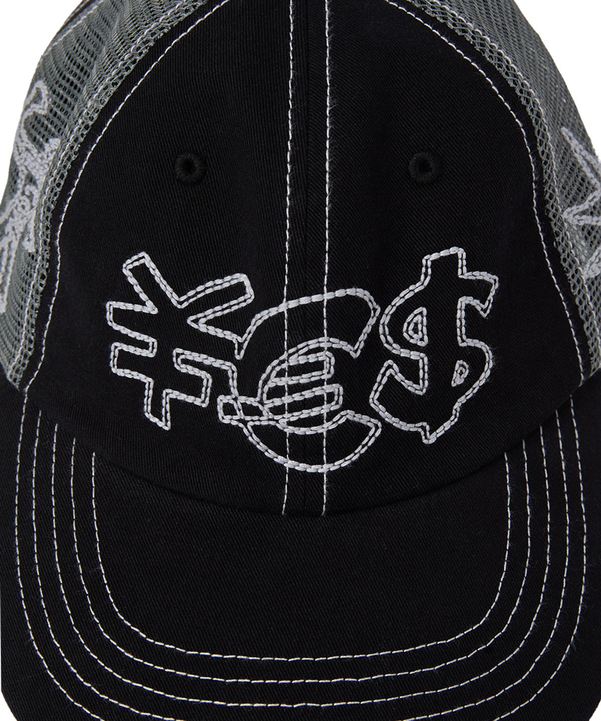 예스아이씨(YESEYESEE) Hardcore Mesh Cap Black
