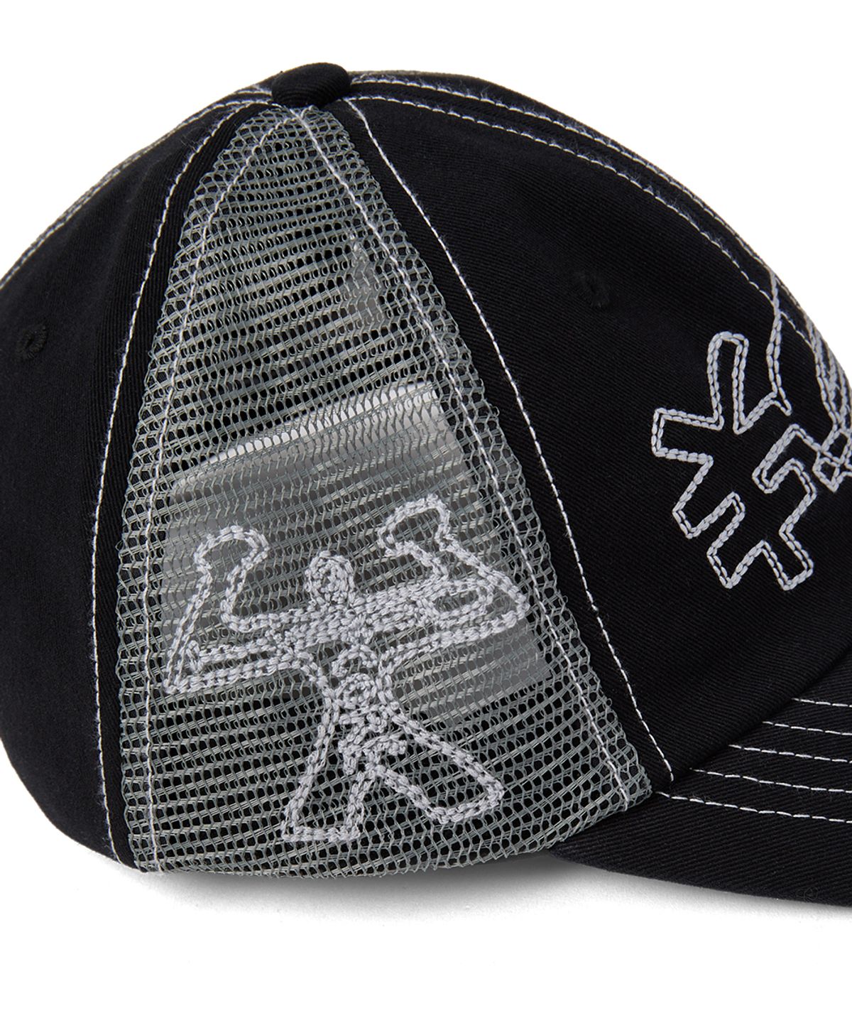 예스아이씨(YESEYESEE) Hardcore Mesh Cap Black