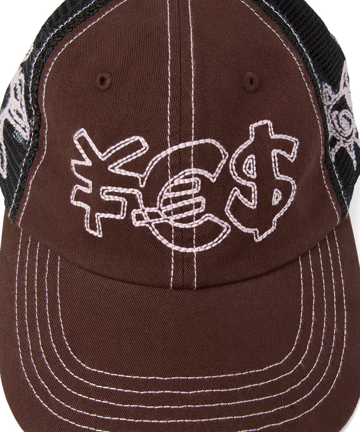 예스아이씨(YESEYESEE) Hardcore Mesh Cap Brown