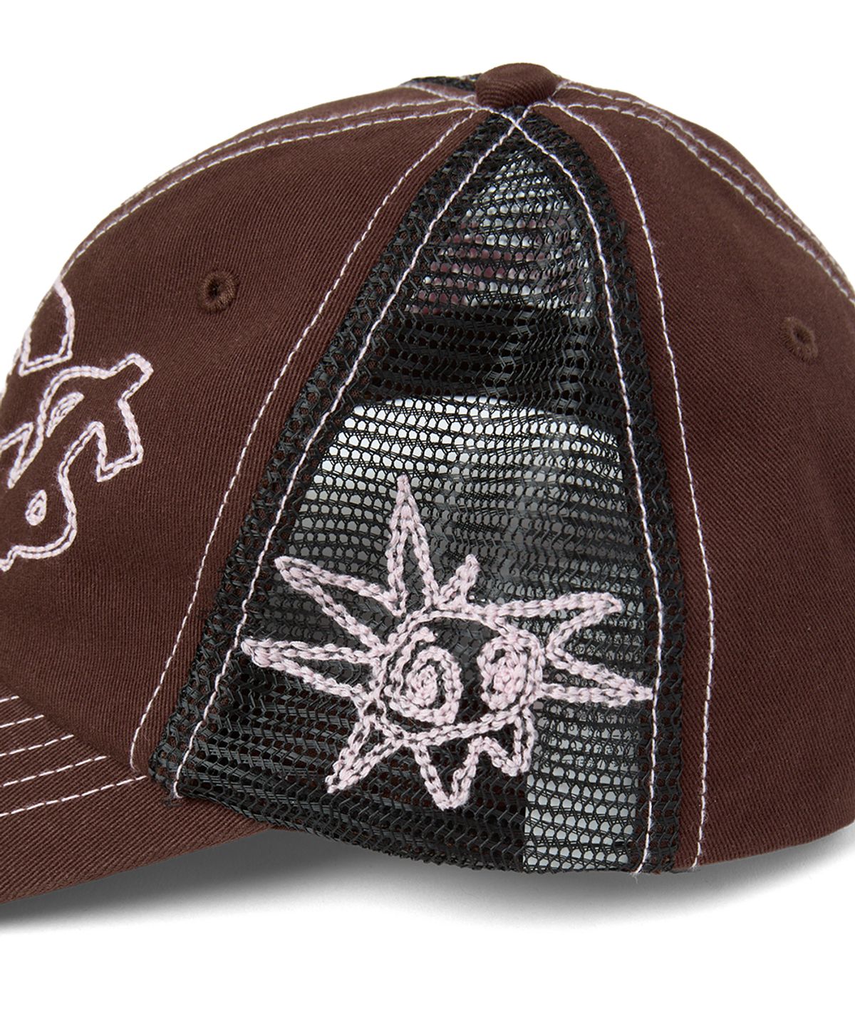 예스아이씨(YESEYESEE) Hardcore Mesh Cap Brown