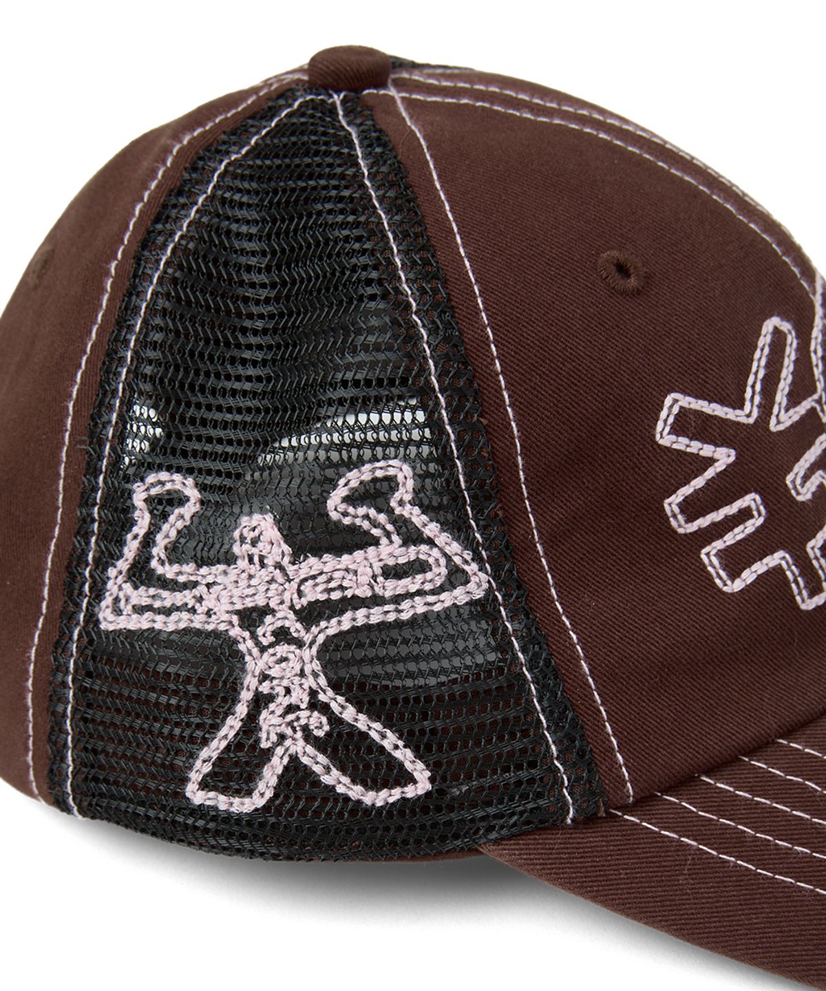 예스아이씨(YESEYESEE) Hardcore Mesh Cap Brown