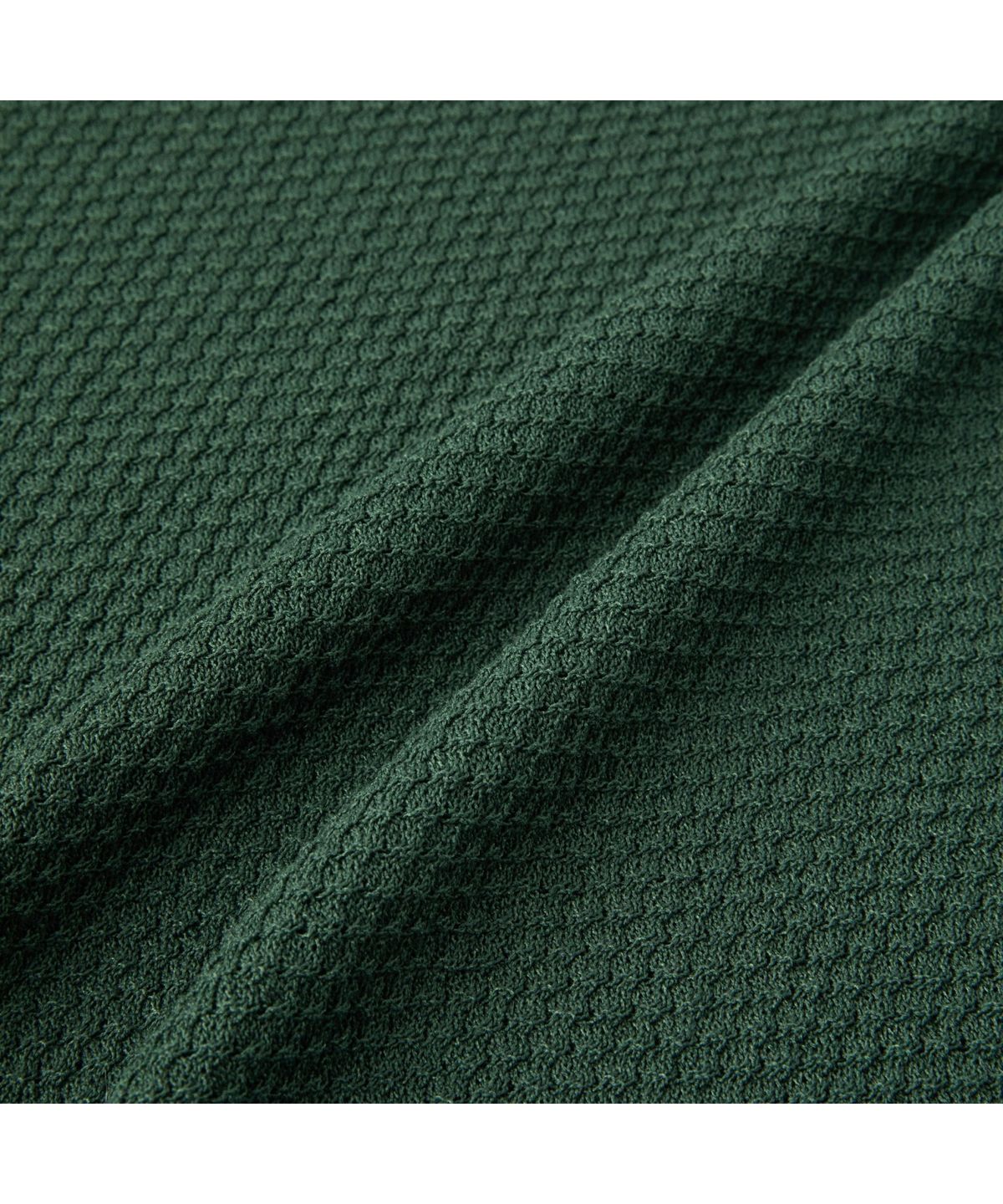 커스텀멜로우(CUSTOMELLOW) [Essentials] Khaki Texture Collar Sweater C9WAM26411KHX