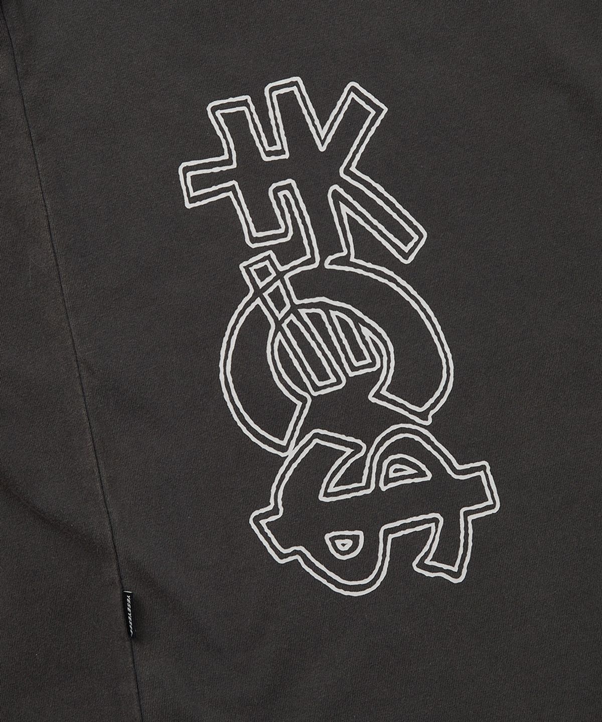 예스아이씨(YESEYESEE) Hardcore Tee Charcoal