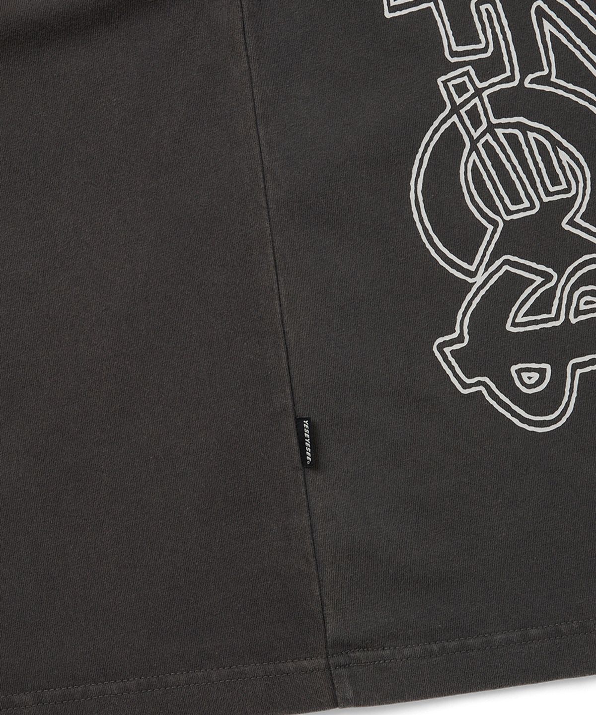예스아이씨(YESEYESEE) Hardcore Tee Charcoal