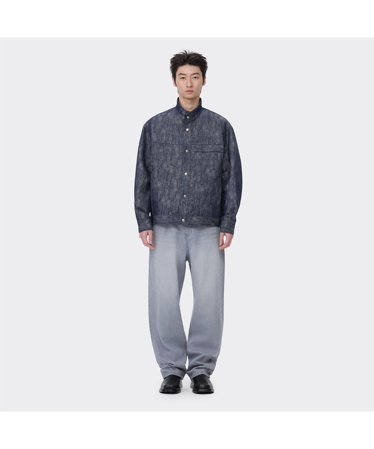 커스텀멜로우(CUSTOMELLOW) Blue Stand Collar Jacket CWJAM26302BUX