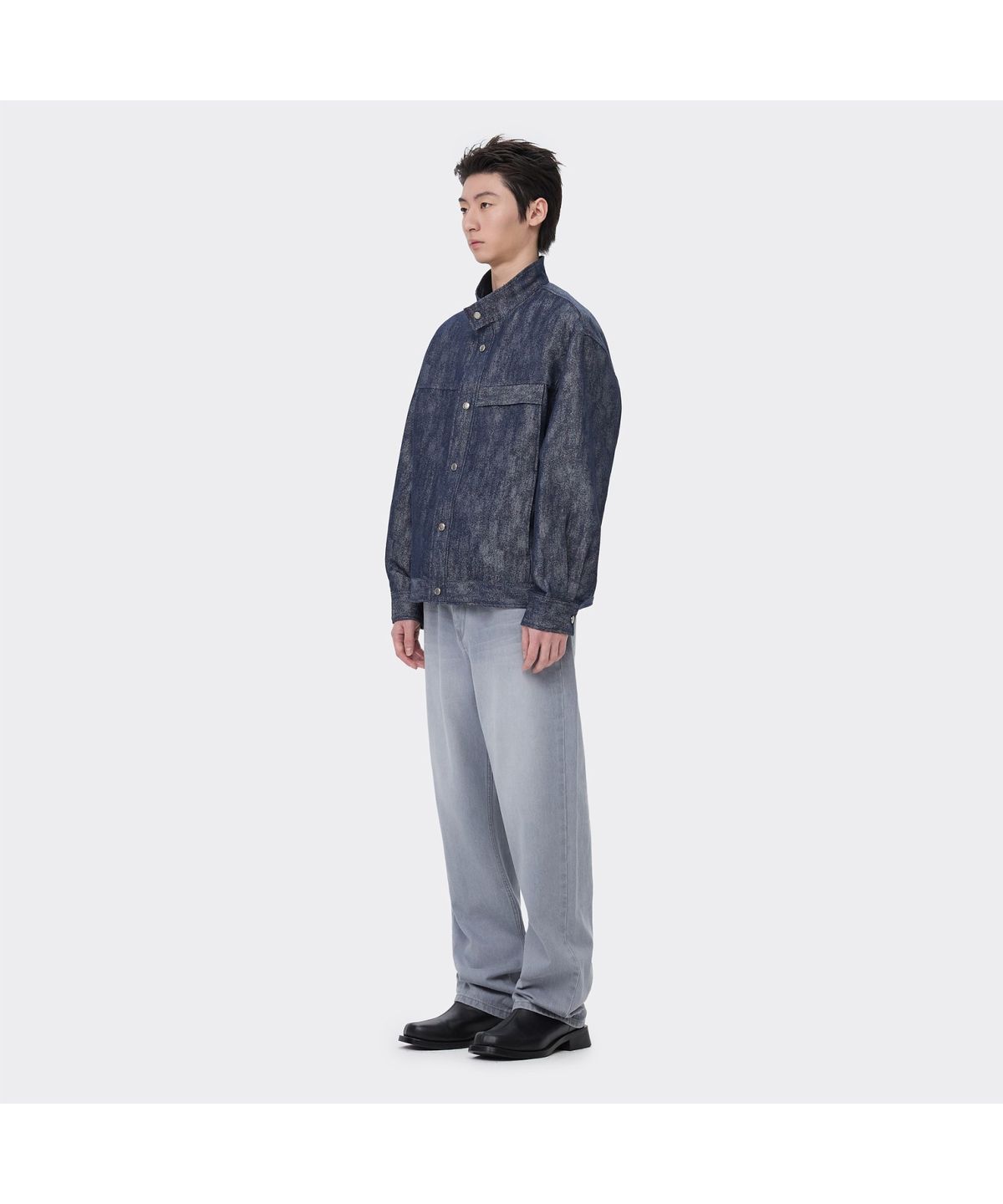 커스텀멜로우(CUSTOMELLOW) Blue Stand Collar Jacket CWJAM26302BUX