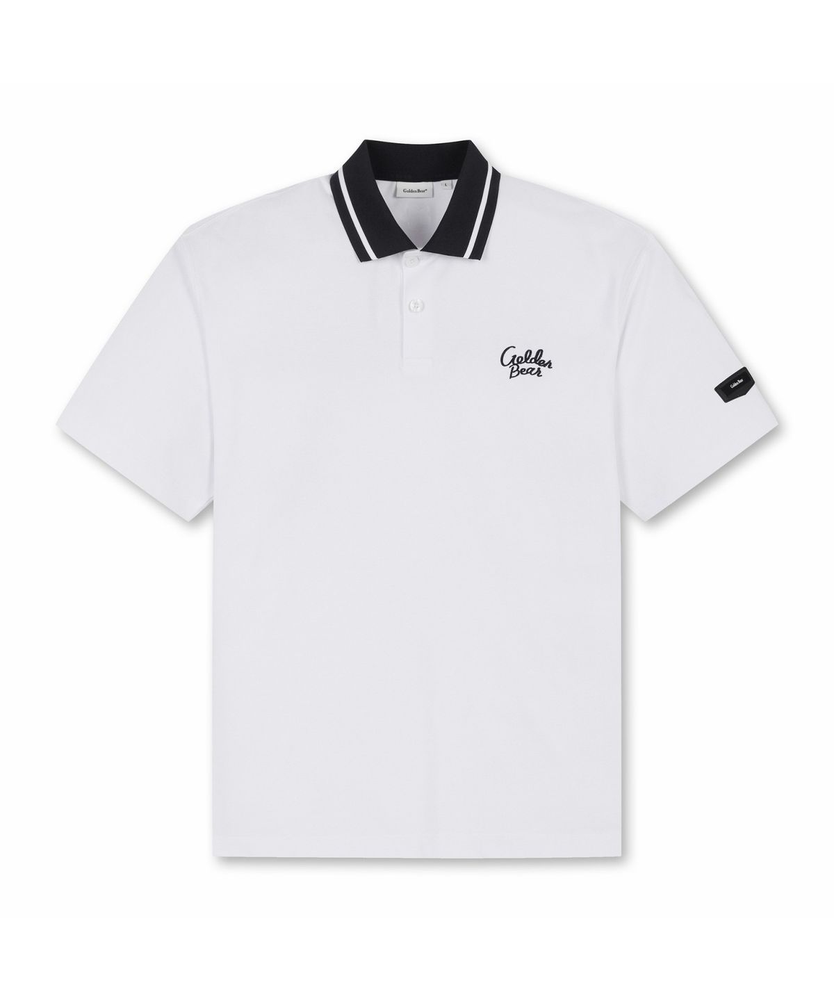 골든베어(GOLDEN BEAR) (남성) Magnolia Contrast colored Polo Collar T-shirt G4TAM26471WHX