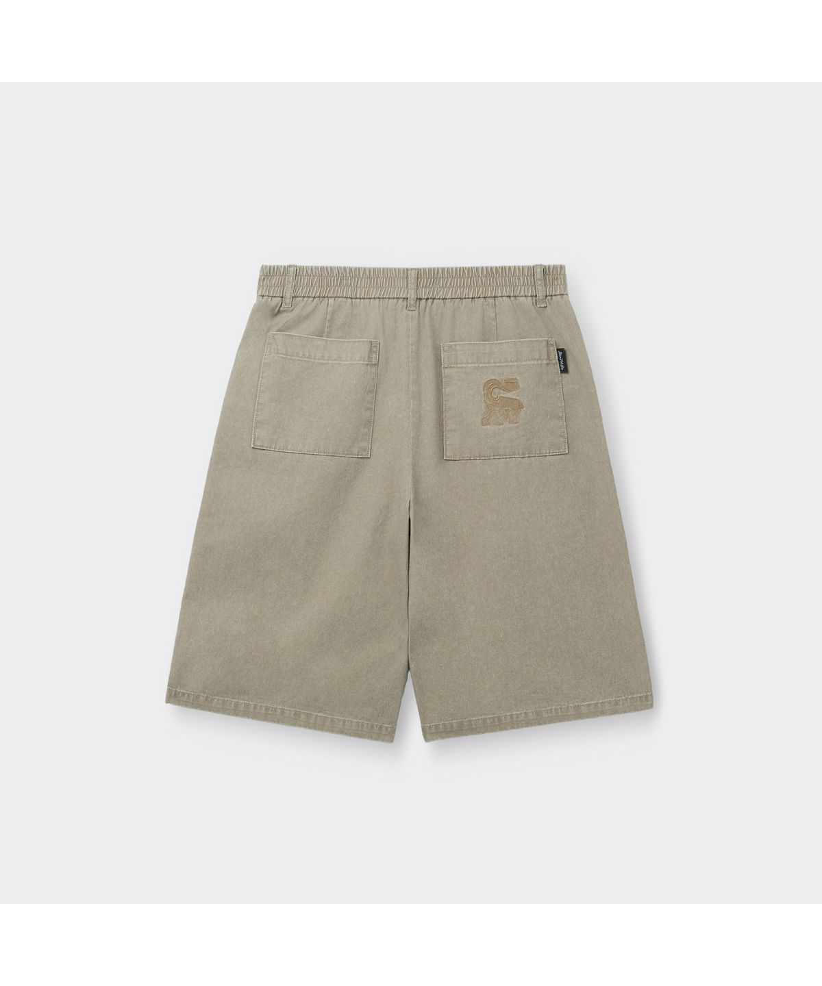 커스텀멜로우(CUSTOMELLOW) [Vincent] Beige Cotton Dyed Shorts CWPAM26491BEX